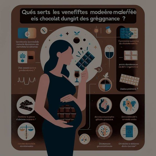 Quels sont les avantages d'une consommation modérée de chocolat pendant la grossesse ?