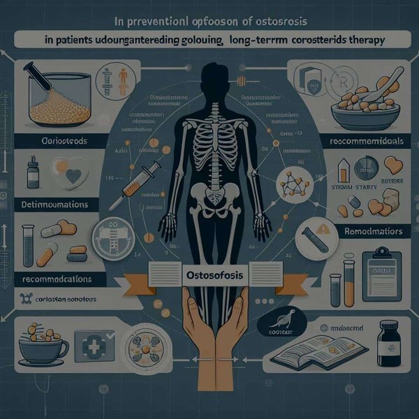 Comment prévenir l'ostéoporose chez les patients sous corticothérapie à long terme?